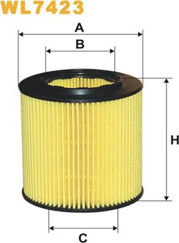 WIX Filters WL7423 - Filtru ulei parts5.com