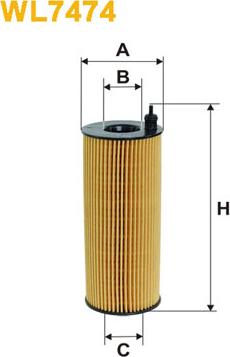 WIX Filters WL7474 - Filtru ulei parts5.com