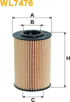 WIX Filters WL7476 - Filtru ulei parts5.com