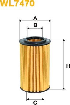 WIX Filters WL7470 - Filtru ulei parts5.com