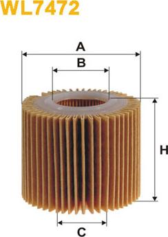 WIX Filters WL7472 - Φίλτρο λαδιού parts5.com