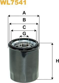 WIX Filters WL7541 - Filtre à huile parts5.com