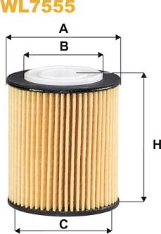 WIX Filters WL7555 - Oil Filter parts5.com