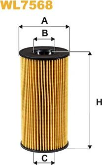 WIX Filters WL7568 - Oljni filter parts5.com