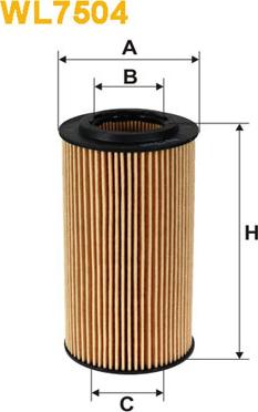 WIX Filters WL7504 - Olejový filter parts5.com