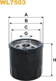 WIX Filters WL7503 - Oil Filter parts5.com