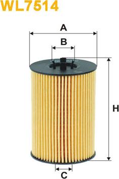 WIX Filters WL7514 - Filtru ulei parts5.com