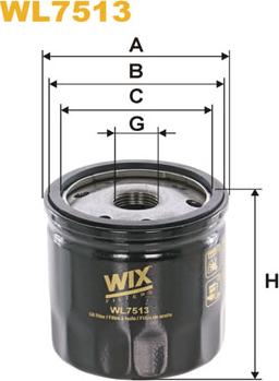 WIX Filters WL7513 - Filtro de aceite parts5.com