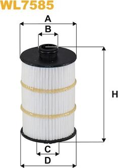 WIX Filters WL7585 - Filtru ulei parts5.com