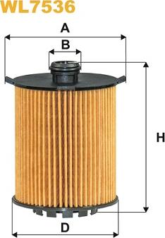 WIX Filters WL7536 - Filtro de aceite parts5.com