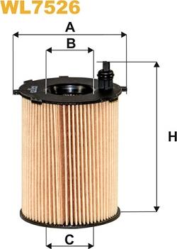 WIX Filters WL7526 - Filtar za ulje parts5.com