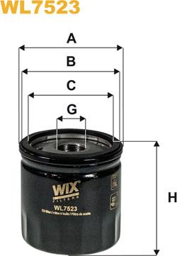 WIX Filters WL7523 - Oljni filter parts5.com