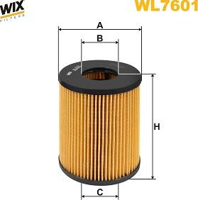 WIX Filters WL7601 - Oljni filter parts5.com