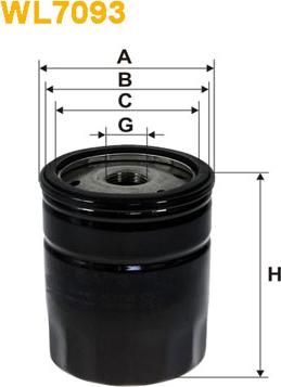 WIX Filters WL7093 - Öljynsuodatin parts5.com