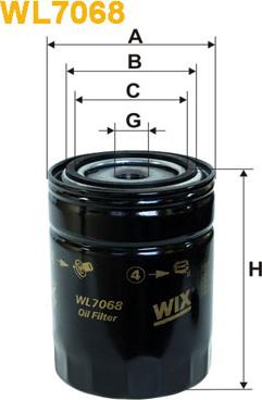 WIX Filters WL7068 - Φίλτρο λαδιού parts5.com