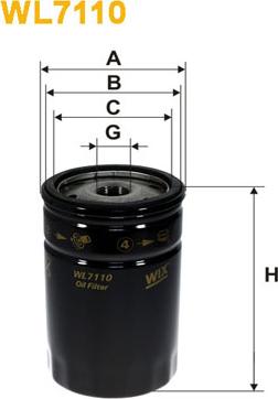 WIX Filters WL7110 - Φίλτρο λαδιού parts5.com