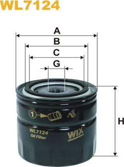 WIX Filters WL7124 - Oil Filter parts5.com