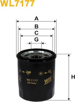 WIX Filters WL7177 - Φίλτρο λαδιού parts5.com