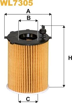 WIX Filters WL7305 - Filtru ulei parts5.com