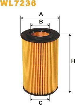 WIX Filters WL7236 - Filtru ulei parts5.com