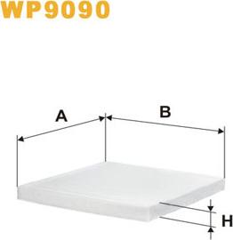 WIX Filters WP9090 - Filtru, aer habitaclu parts5.com