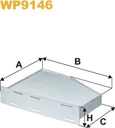 WIX Filters WP9146 - Filtru, aer habitaclu parts5.com