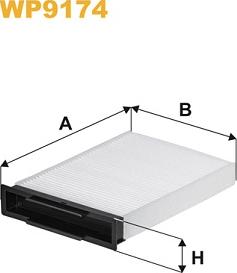 WIX Filters WP9174 - Filtre, air de l'habitacle parts5.com