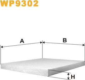 WIX Filters WP9302 - Filtre, kabin havası parts5.com