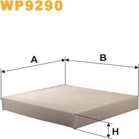 WIX Filters WP9290 - Filtre, air de l'habitacle parts5.com