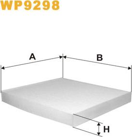 WIX Filters WP9298 - Filtru, aer habitaclu parts5.com