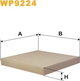 WIX Filters WP9224 - Filtru, aer habitaclu parts5.com