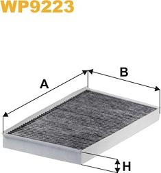 WIX Filters WP9223 - Szűrő, utastér levegő parts5.com