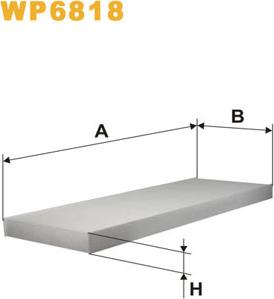 WIX Filters WP6818 - Filtru, aer habitaclu parts5.com