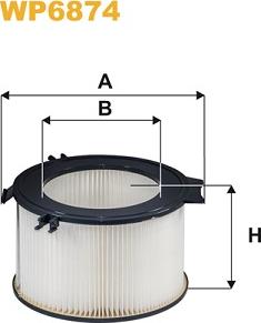 WIX Filters WP6874 - Filtru, aer habitaclu parts5.com