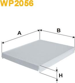 WIX Filters WP2056 - Filtru, aer habitaclu parts5.com