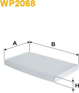 WIX Filters WP2068 - Filtru, aer habitaclu parts5.com