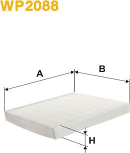 WIX Filters WP2088 - Filtru, aer habitaclu parts5.com