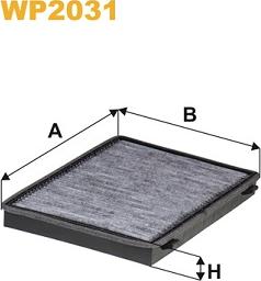 WIX Filters WP2031 - Filter, interior air parts5.com