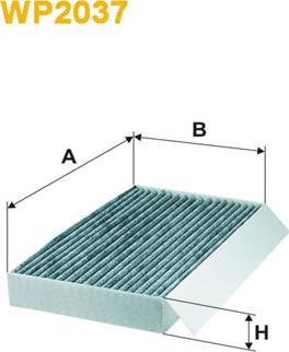 WIX Filters WP2037 - Filter, vazduh unutrašnjeg prostora parts5.com