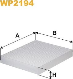 WIX Filters WP2194 - Filtru, aer habitaclu parts5.com