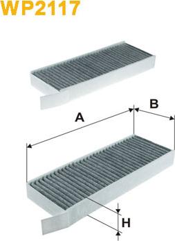 WIX Filters WP2117 - Suodatin, sisäilma parts5.com