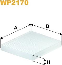 WIX Filters WP2170 - Филтър купе (поленов филтър) parts5.com