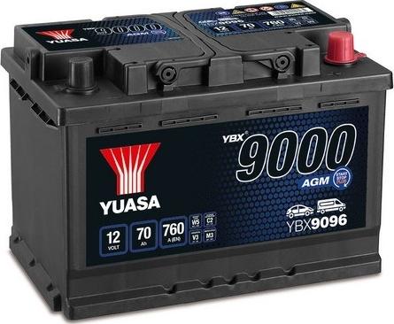 Yuasa YBX9096 - Marş motoru aküsü parts5.com