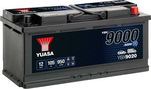 Yuasa YBX9020 - Baterie de pornire parts5.com