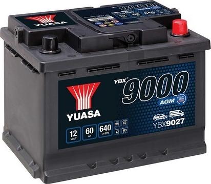 Yuasa YBX9027 - Marş motoru aküsü parts5.com