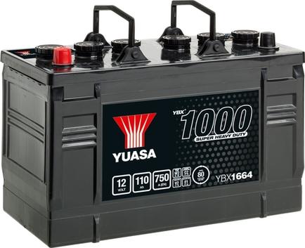 Yuasa YBX1664 - Starterbatterie parts5.com