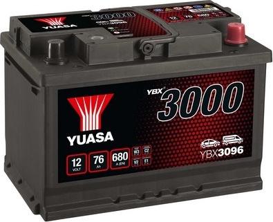 Yuasa YBX3096 - Marş motoru aküsü parts5.com