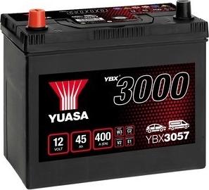 Yuasa YBX3057 - Marş motoru aküsü parts5.com