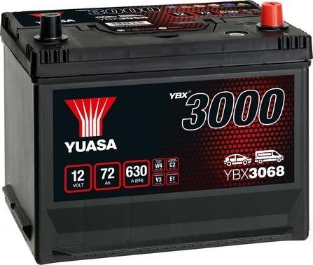 Yuasa YBX3068 - Marş motoru aküsü parts5.com