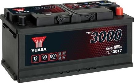 Yuasa YBX3017 - Akumulator za startovanje parts5.com